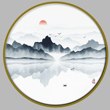 意境山水装饰画