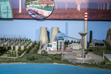 火力发电厂模型