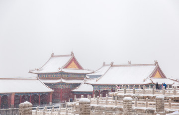 故宫雪景