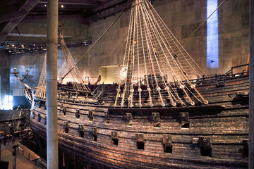 瓦萨沉船博物馆沉船