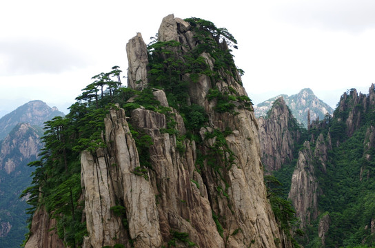 黄山群峰竞秀