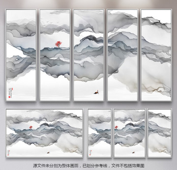 意境禪意水墨畫
