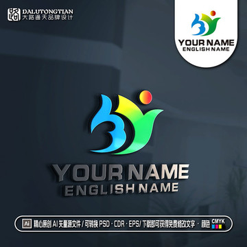 BY字母LOGO飛鳥(niǎo)LOGO