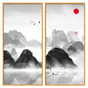 抽象畫(huà)彩墨肌理油畫(huà)