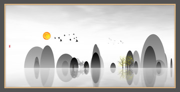 中國(guó)水彩水墨裝飾畫(huà)