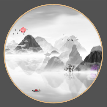 意境禪意裝飾抽象畫
