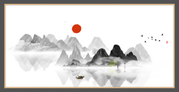 中國(guó)水彩水墨裝飾畫(huà)