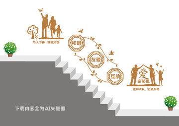 社區(qū)樓道文化墻