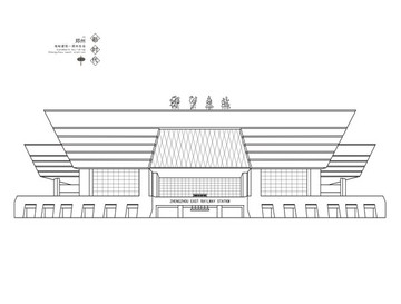 鄭州地標(biāo)建筑鄭州東站