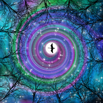 高清唯美星空裝飾畫
