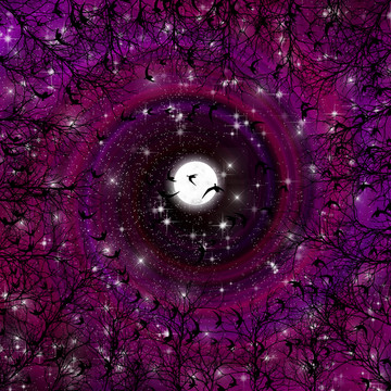 高清唯美星空裝飾畫