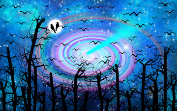 高清唯美絢麗的星空?qǐng)D