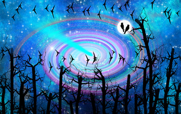高清唯美絢麗的星空?qǐng)D