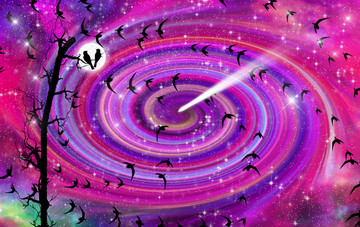高清唯美絢麗的宇宙星空圖