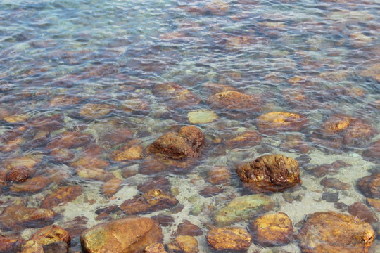 清澈海水