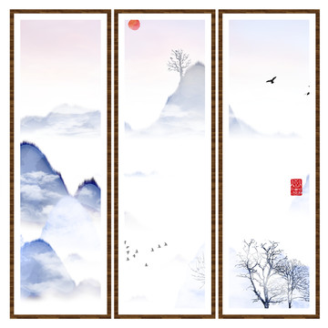 水彩水墨藝術(shù)畫