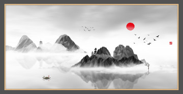 寫意山水畫