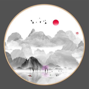 工藝裝飾水墨畫
