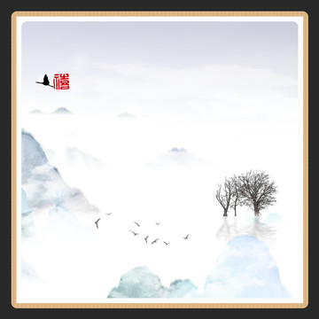 抽象畫彩墨肌理油畫