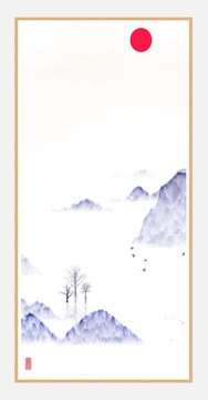 抽象畫彩墨肌理油畫