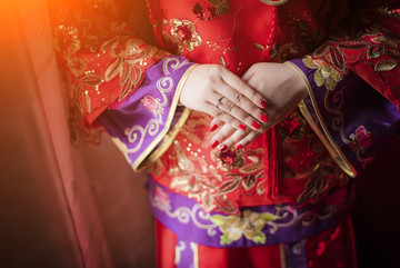 中式婚庆礼服造型