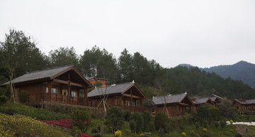 古村落古镇乡村旅游小木屋