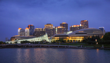 郑州市东区夜景