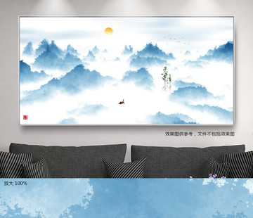 意境山水裝飾畫
