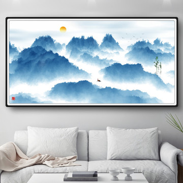 抽象山水