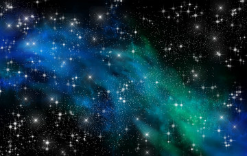 高清唯美宇宙星空吊頂軟膜墻紙畫