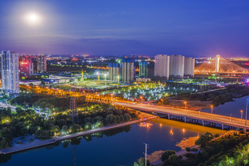 济宁夜景