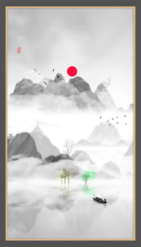寫意山水畫