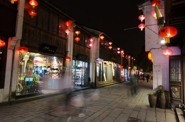 江南古镇夜景