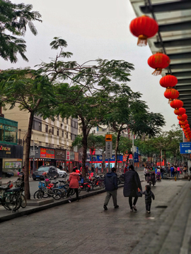 商业街街头道路