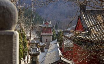 寺庙建筑群图片