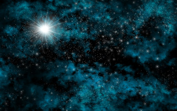 高清星空裝飾畫