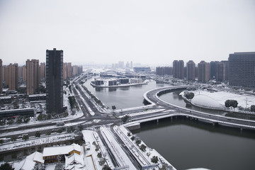 活力岛雪景