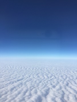 空中云层清晰云层