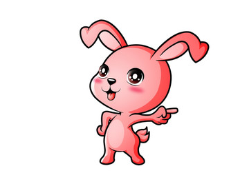 小兔兔卡通设计