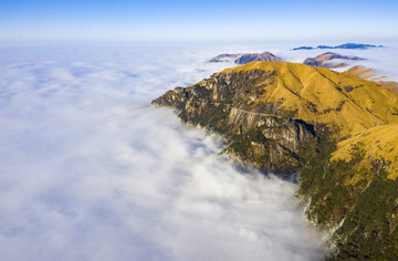 航拍武功山