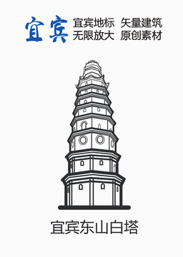 宜賓東山白塔