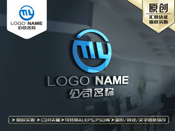 MY字母LOGO