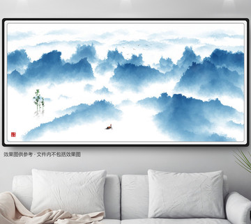 山水壁畫