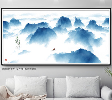 潑墨山水畫