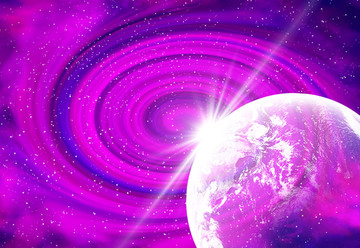 高清宇宙星空裝飾畫(huà)