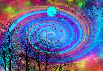 高清宇宙星空裝飾畫