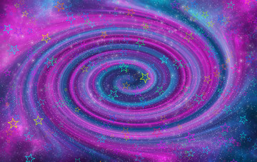 高清唯美星空壁紙裝飾畫