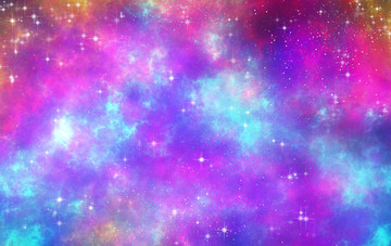 高清唯美星空壁紙裝飾畫