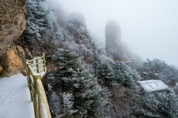 老君山雪景