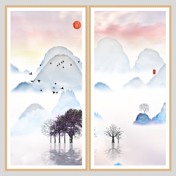 工藝裝飾水墨畫